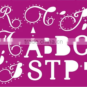 Beautiful Multi-patterned Plastic Drawing Stencil Designs Patterns thumbnail-6