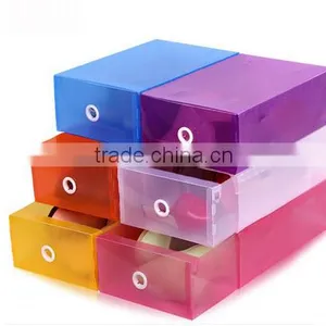 Popular Custom Plastic Clear Fashion Ladies Shoe Box Design thumbnail-1