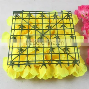 SJ0060051 2017 Hot Sale Silk and Plastic Flower Wall Indoor for Weeding Decoration thumbnail-5