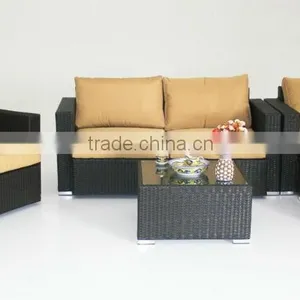 Outdoor Rattan Wicker Garden Sofa Set thumbnail-5
