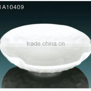 2014 Hot Sale White Porcelain Salad Bowl thumbnail-1