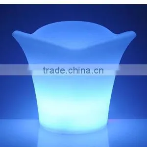 Remote Control Rechargeable LED Lighted Wine Ice Bucket(CE, RoHS,EMC,FCC) thumbnail-1