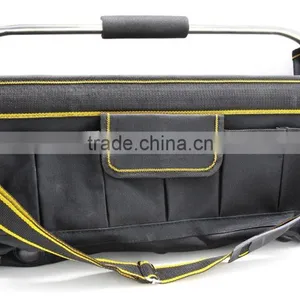 T0364 16" Collapsible Tool Tote Bag With Heavy Duty Base thumbnail-6