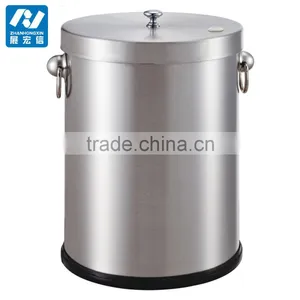 Indoor Stainless Steel Swing Lid Waste Disposal Bin thumbnail-3