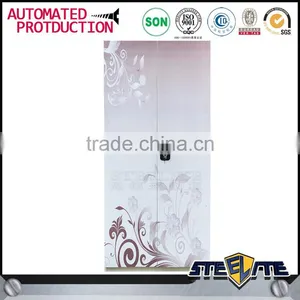 Transfer Wood Grain Bedroom Wardrobe Designs Metal Clothes Closet thumbnail-6