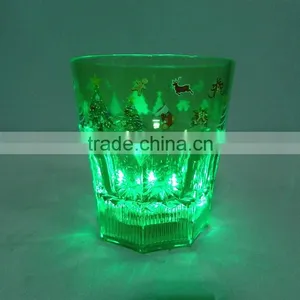 2017 Hot Sales New Design Plastic Led Flashing Christmas Decor With Plastic Cup thumbnail-6