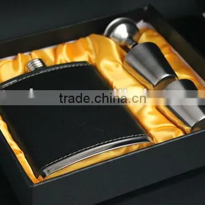 Hot Selling 7oz Stainless Steel Hip Flask Set thumbnail-4