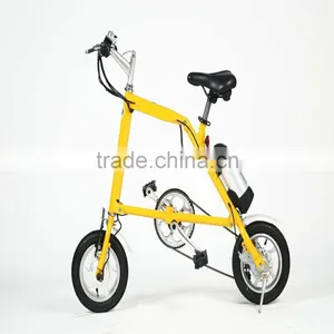 12" Mini Electric Folding Bike Stand up Electric Bike thumbnail-1