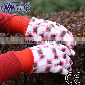 NMSAFETY Garden Hand Cotton Glove Jersey Work Cotton Glove for Women Use thumbnail-1