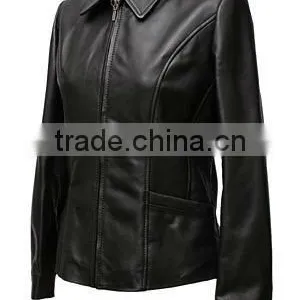 Ladies Leather Jacket thumbnail-1
