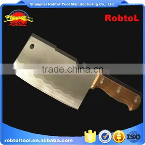Slice Meat Cleaver Cooking Kitchen Stainless Steel Bone Damascus Chineses Chef Butcher Chopper Chopping Cut Knife thumbnail-2