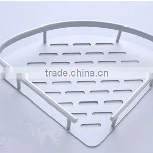 Hot Sale Never Rust Bathroom Aluminium Single Corner Shelf China Supplier Bathroom Corner Towel Shelf thumbnail-6