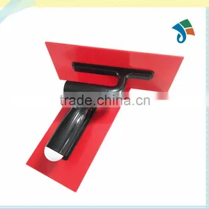 Plastic Red Plastering Trowel With Handle thumbnail-2