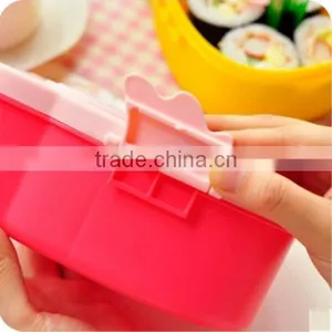 New Kawai/Cute Lunch Box/Bento/Plastic/Animal/Orange/green MADE IN CHINA,hot New Product for 2015,CUSTOM Plastic Lunch Box thumbnail-4