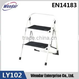 2-steps Steel Step Ladder, With EN131 CERTIFICATE by TUV RL thumbnail-1