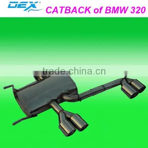 Stainless Steel Auto Catback Exhaust System for Bmw 320 thumbnail-1
