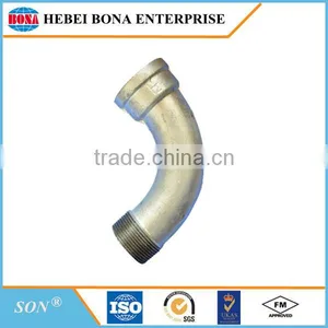 90 Degree Malleable Iron Pipe Fitting Bend Pipe thumbnail-3