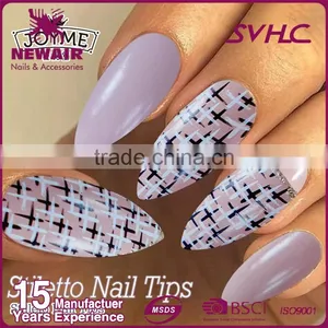 New Design Pink ABS Artificial Nails thumbnail-3