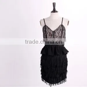 2015 New Styles Women Chiffon Lace Vest Tops thumbnail-1