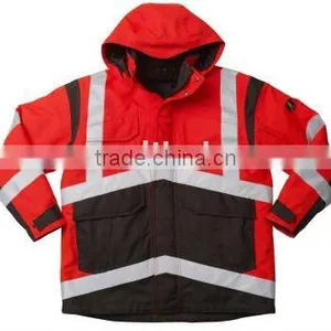 Men's Fluorescent Waterproof and Breathable 3M Reflective Safety Jacket thumbnail-1