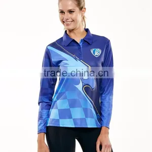 Colorful White Polo Long Sleeve for Men for Event thumbnail-2