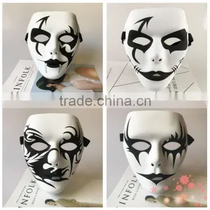 New Arrivel Fashion Party Mask Unique Funny Halloween Ghost Mask Hand-painted Hip-hop Mask thumbnail-1