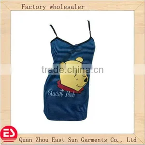 Ladies Tank Top Pyjamas and Women Singlet Nightgown thumbnail-1