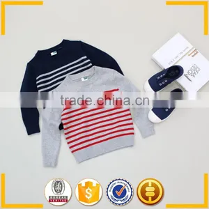 New Fashion Fringe Print Sweater for Boys Casual Boys Sweater thumbnail-1