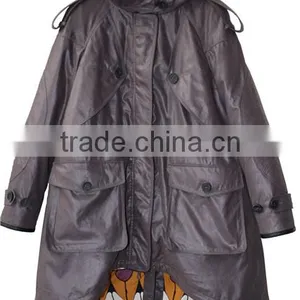 2014 Newest Ladies Elegant Ladies Long Coat Woman Black Cashmere Coat for Winter thumbnail-4