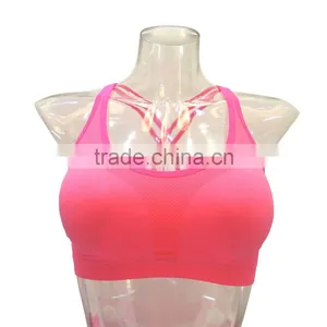 Hot Sale Sports Underwear Strappy Bra Ladies Lingerie Sexy Seamless Fitness Bra thumbnail-1