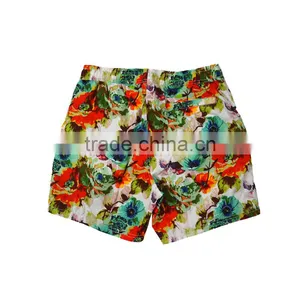 Top Sale Mens Beach Shorts Floral Print Board Shorts Quick Dry Elastic Waist Shorts thumbnail-2
