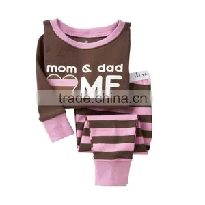 S32658W New Fashion Pajamas Sets Baby Printed Pijamas Children Clothing Set Kids Cartoon Sleepwears thumbnail-1