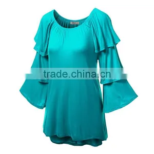 Z&M 2017 Blouse Women Summer Women Casual Blouse Designs Blouse Women thumbnail-5