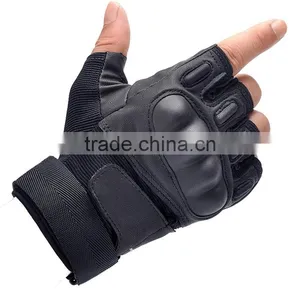 Half-Finger-Military-Tactical-Bicycle-Motorcycle-Paintball Racing Gloves thumbnail-1