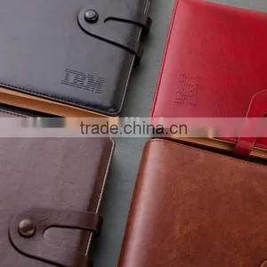 25K PU Leather Planner With Metal Buckle Custom Business Organizer Agenda Emboss/gold Stamp Logo thumbnail-6