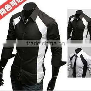 Wholesale Walson New Fashion Casual Men's Solid Color Long-Sleeved Shirt Men Winter Warm Shirt Quality Choice Apparel thumbnail-1