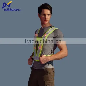 LED Lighting Work Vest Sleeveless Reflective Uniform thumbnail-3