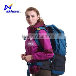 Wildsaver Custom Blue LED Jacket Nylon Fabric for Windbreaker thumbnail-2
