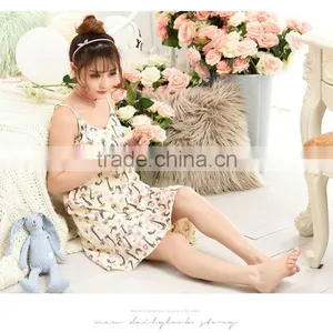 Ms Summer New Cotton Condole Belt Vest Skirt Pajamas in Nightgown Camisole Leisurewear Han Edition Dress Sexy thumbnail-4