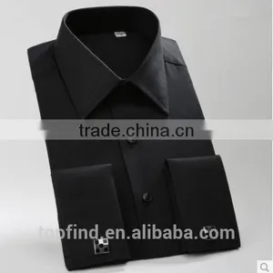 2014 Mens Slim Fit Dress Long Sleeve Solid Color Shirts Mens Dress Shirts thumbnail-1