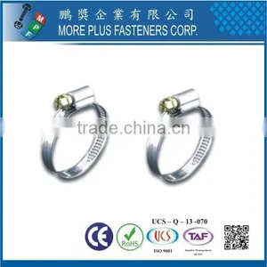 Made in Taiwan STainless Steel Schlauchklemmen German Style Pipe Hose Clamp thumbnail-6