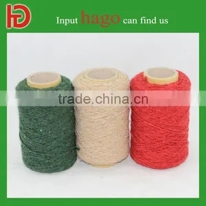 Factory Price Recycled Carded Cotton Yarn Open End for Carpet Ne2s thumbnail-1