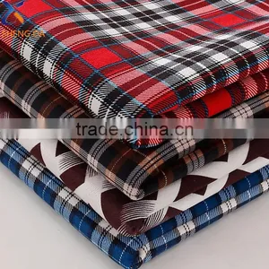 Long Sleeve Custom Quaity Plaids Flannel Clothes Cotton Yarn Dyed Shirt Grey Fabric thumbnail-1