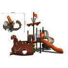 Outdoor Wooden Train Playground Equipment for Amusement Park thumbnail-1