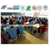 Flexible and Sound Absorbent Rubber Flooring for School Floor Surface thumbnail-1
