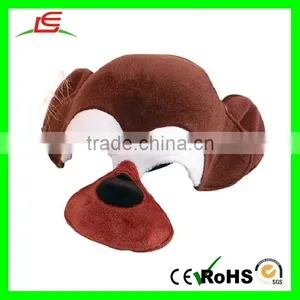 Brown Face Cover Plush Monkey Mask thumbnail-1