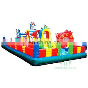 HI Good Quality Inflatable Commercial Fun City/outdoor Rent Amusement Park/children Inflatable Play Zone thumbnail-3