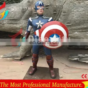 Outdoor Decoration Life Size Fiberlgass Superhero Spiderman Statue thumbnail-2
