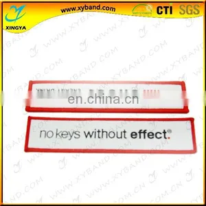White Background Square Woven Clothing Badges thumbnail-1