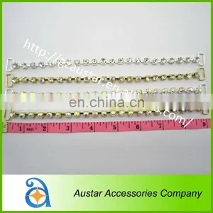 Single Row SS28 Crystal Rhinestone Connector for Bikini thumbnail-1